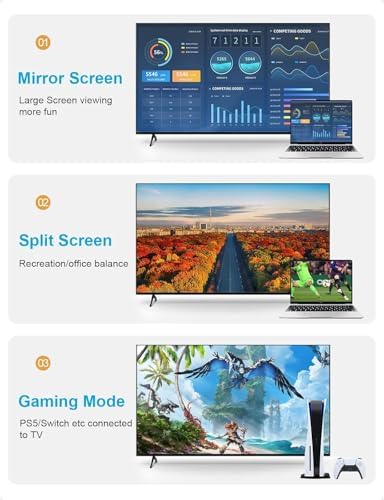 XAOSUN 직각 HDMI 2.0 케이블, 90도 4K@60Hz HDMI 케이블, 그레이 1m(3.3피트) — 사진 7