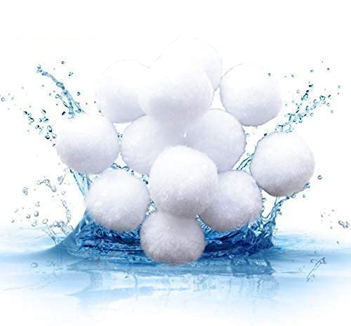 The Bioty Balles Filtrantes 700g, Boules de Filtre de Piscine et Aquarium, Filtres à Sable Filtrage de l'eau (Blanc) Cover