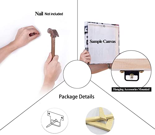 Inspirational Canvas Painting Mindset Quote Inspiration Wall Art Motivational Ocean Whale Animal Poster Prints Wall Pictures For Living Room Home Decor Office Framed Ready To Hang [12''W X 18''H] #TOP5