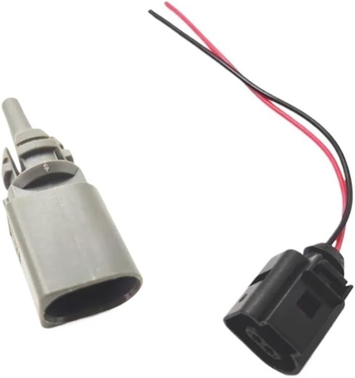 Ambient Sensor 5QD820535 Compatible with A1 A3 A4 A5 A6 A7 A8 Q2 Q3 Q5 Q7 Q8 Car Exterior Air Conditioning Temperature Sensor(2pcs)