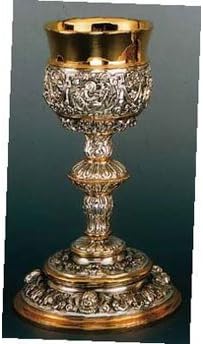 Religious Supply Baroque Chalice & Paten