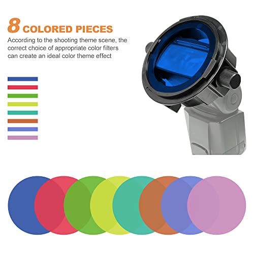 Kit diffuseur de flash LENSGO D1235 avec dome pour phares carres et ronds - 5