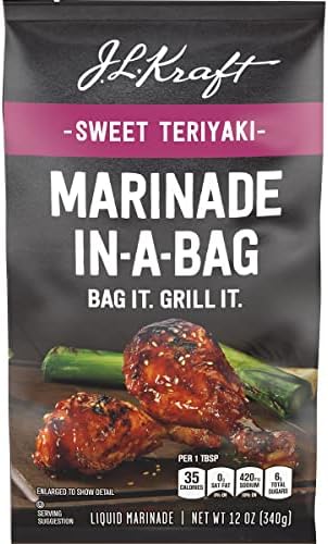 J.L. Kraft Sweet Teriyaki Marinade-in-a-Bag Liquid Marinade (12 oz Bag)