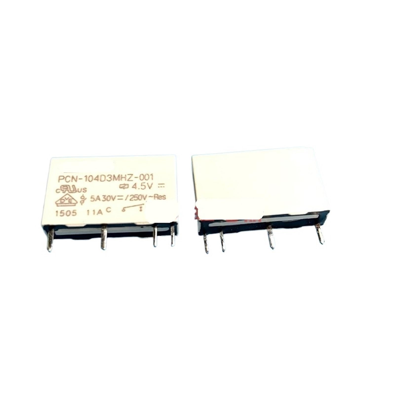 Relais PCN-104D3MHZ-001 4.5V composant électronique de rechange PCB single piece
