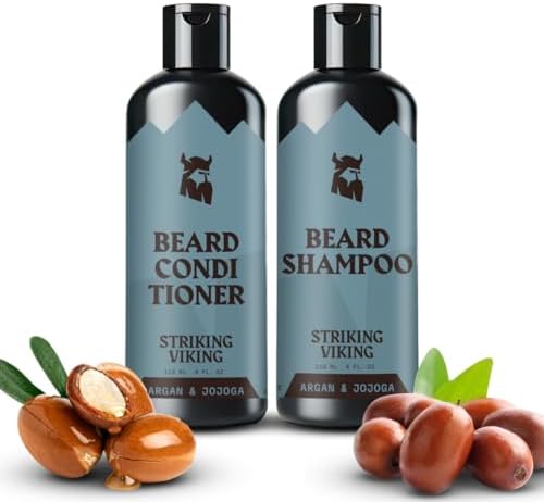 Striking Viking Beard Shampoo and Conditioner โ 4 Fl Oz Each