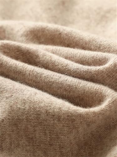 Men V- Neck Pullover Sweater Solid Merino Wool Knitwear Casual Basic Style Soft Warm Jumper Tops3