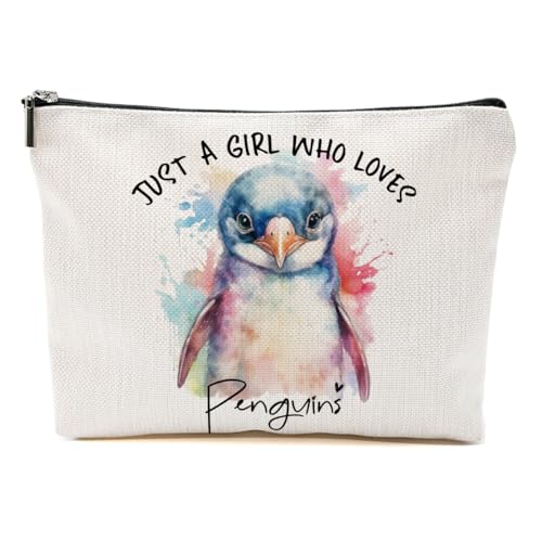 Penguin Gifts Makeup Bag, Penguin Stuff Cosmetic Bag Travel Organizer Bags