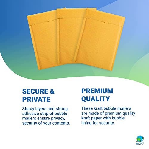 Amiff Pack Of 10 Yellow Kraft Bubble Mailers 14.25 X 19 Paper Cushion Padded Envelopes 14 1/4 X 19 Shipping Bags With Peel And Seal For Mailing Packing And Packaging, Pouch Bags With Cushioning #TOP1