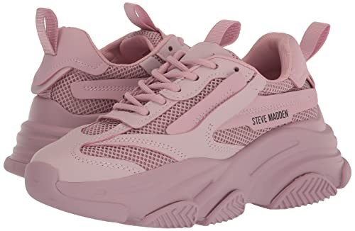 Steve Madden Women's Possession Sneaker, Dusty Pink, 9 #TOP6