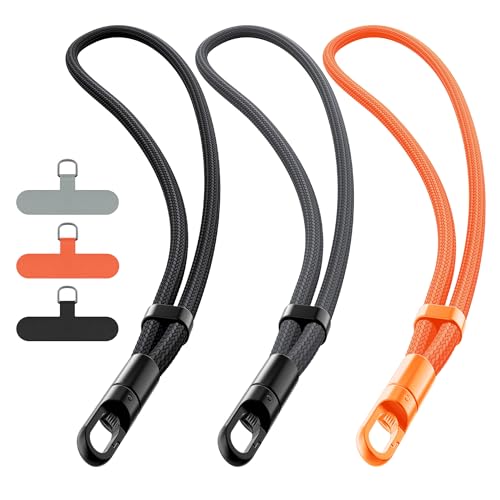 takyu 3 Pack Phone Wrist Strap, 360°Rotating Phone Lanyard without Tangles