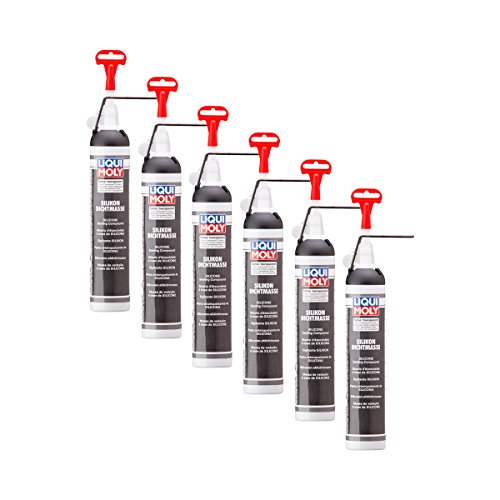 Silicone d'étanchéité Liqui Moly 6184 transparent anti-humidité pack de 6