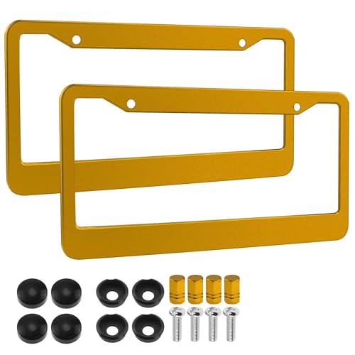 ShineJack 2-Pack License Plate Frames