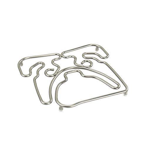 Bulldog Trivet, Steel Cooling Rack for countertops & Kitchen Tables in Animal Design, Funny potholder for Your Kitchen, Easy to Clean & Safe for Most cookware