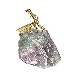 Estatua de oro genérica – Crystal Realistic Collectible Sculpture for Desk, Gabinete, Or Shelf Display, Decorative Ornament for entusiasts, Adults, Men, Mujer, Home, Office, Hallway, Living Room