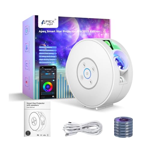 Apex Smart Star Projector Pro 2025 Edition – Galaxy Night Li...