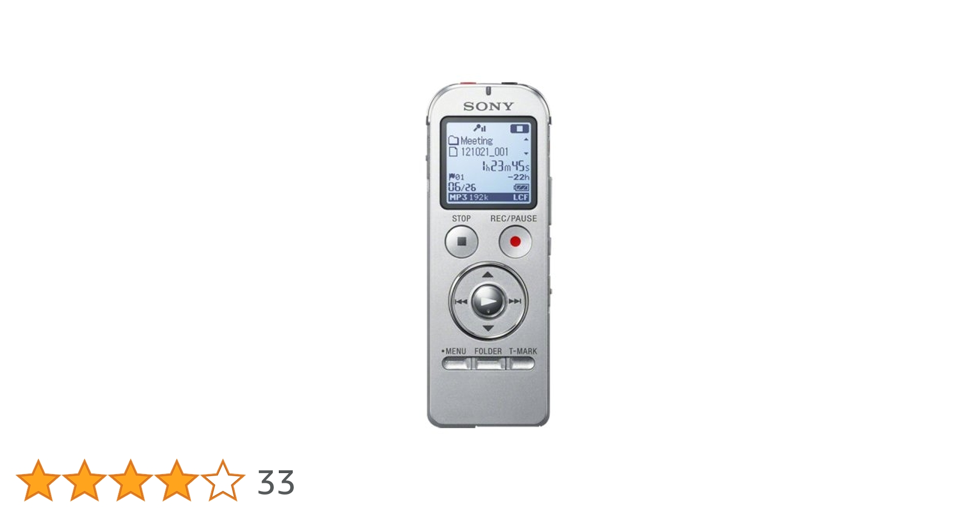 Amazon | SONY ステレオICレコーダー 2GB シルバー ICD-UX532/S