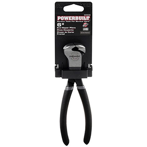 Powerbuilt - 6" End Nippers Pliers (Crmo), Hand Tools, Pliers (Pro Tech), Pliers - End Nippers (645030) #TOP4