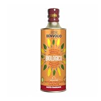 Sonnenblumenöl BIO High Oleic öl 100% Italienisch - BENVOLIO 1938 500ml Metallflasche - Reich an VITAMIN E | Frittieröl BIO Bratöl Fritierfett öl Frittierfett Friteusenfett HIGH OLEIC SUNFLOWER OIL