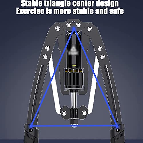 SilteD Exercitador de braço, pressão hidráulica ajustável de 22 a 440 libras, máquina de treinamento