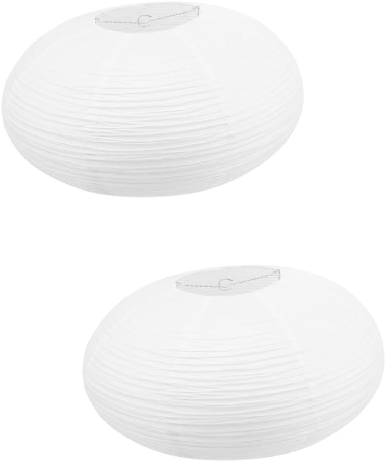 2pcs Mid Century Modern Decor Paper Lampshade for Living Room Portable Diy Pendant Lamp Shades Lamp Shade Cover