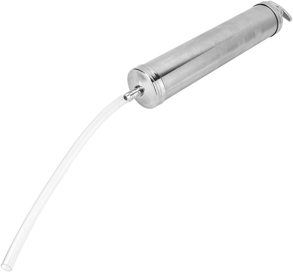 Fafeicy 500cc Oil Suction Guns, Aluminum Alloy Oil Suction Vacuum Transfer Hand Syringe, Gun Pump Extractor, Weight: Approx. 818g