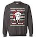 Men's Trump Make Christmas Great Again Ugly Christmas Crewneck Sweatshirt
