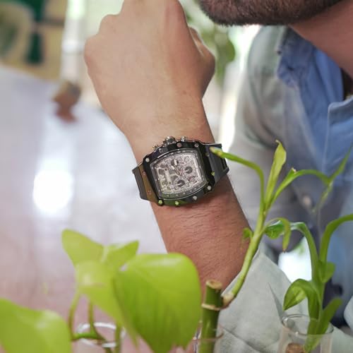 Image of SKMEI Sport Analog Watch Men's Watch, Silica Gel Soft Rubber Band, Stopwatch Wrist Watch for Men - 2305