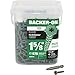Cement backer board screws