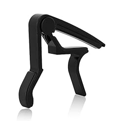 Jooks Capodastre professionnel pour presque toutes les guitares Noir - Les Beatles, Paul McCartney, John Lennon, RIngo Starr, George Harrison