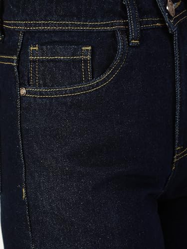 Image of THIRD QUADRANT Women Wide Leg Jeans with high Waist || Black Jeans for Women || Flared Jeans for Women