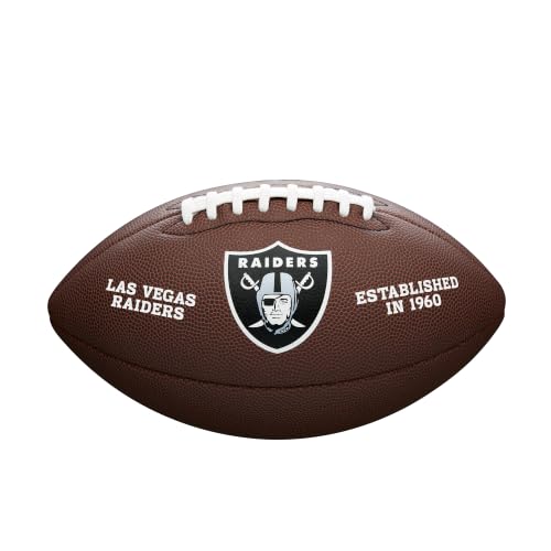 NFL Team Logo Composite Football, Official - Oakland Raiders