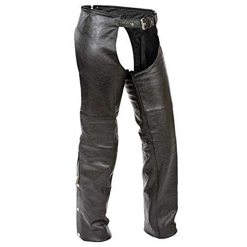 Hot Leathers Classic Black Leather Chaps for Kids #TOP7