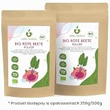 BIO proszek do buraków czerwonych (250 g), mielone buraki, 100% naturalne, delikatnie zmielone, naturalne, bez dodatków, wegańskie, bezglutenowe