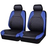 [PROTECTOR DE ASIENTOS DE LUJO DE 5 CAPAS] Este protector de asientos de lujo de 5 capas cuenta con una base suave antideslizante que se adhiere firmemente al asiento original sin moverse. Las fundas de piel ecológica están diseñadas a la perfección para integrarse con la estética de tu coche.