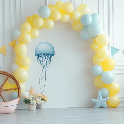 RUBFAC 87pcs Pastel Yellow Balloons Different Sizes 18 12 10 5 Inches for Garland Arch, Premium Yellow Latex Balloons for Birthday Party Wedding Baby Shower Bridal Shower Decorations by rubfac - Image 6