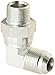 Eaton Aeroquip 2249-12-12S 90 Degree Male Pipe Swivel to Male Pipe Swivel, JIC 37 Degree & NPT End Types, Carbon Steel, 3/4 JIC(m) x 3/4 NPT(m) End Size, 3/4" Tube OD, 3/4" Male Pipe Size