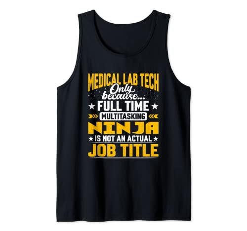 Medical Lab Tech Job Title - Funny Medical Lab Technician Camiseta sin Mangas