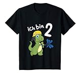 Sie suchen nach einem lustigen Design für Ihren 2-jährigen Sohn der gerne Feuerwehrmann werden will oder die Feuerwehr liebt? Mit dem Dino und der großen Dinosaurier Feuerwehrspritze kann das Geburtstagskind richtig stolz auf sein Outfit sein.