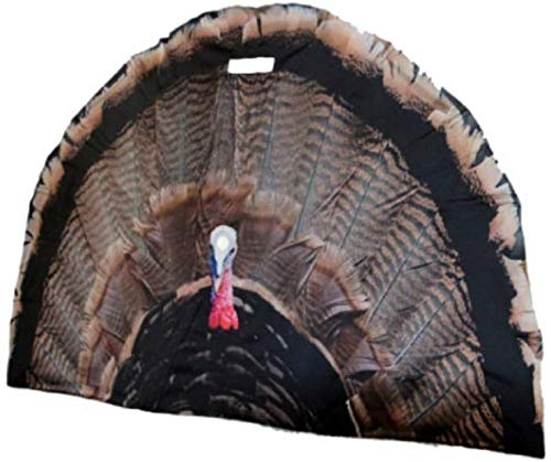 KILLERGEAR TurkeyFan, Hands-Free Male Turkey Fanning Decoy for Hunting, Filming and Viewing, Portable, Compact and Light Weight, 3D Head with Custom Window, Carrying Bag by KILLERGEAR - Image 2