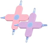 Royal Angels 4-in-1 Nose, Nail & Ear Wax Picker, Safely Clean Baby Ear Wax, Baby Booger & Nail Tips (2 Pcs in Box) (Pink Purple)