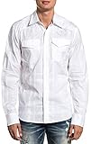 Anlass: Dieses stilvolle bestickte Button-Down ist ideal für lässige und formelle Anlässe und lässt Sie in der Masse auffallen.
