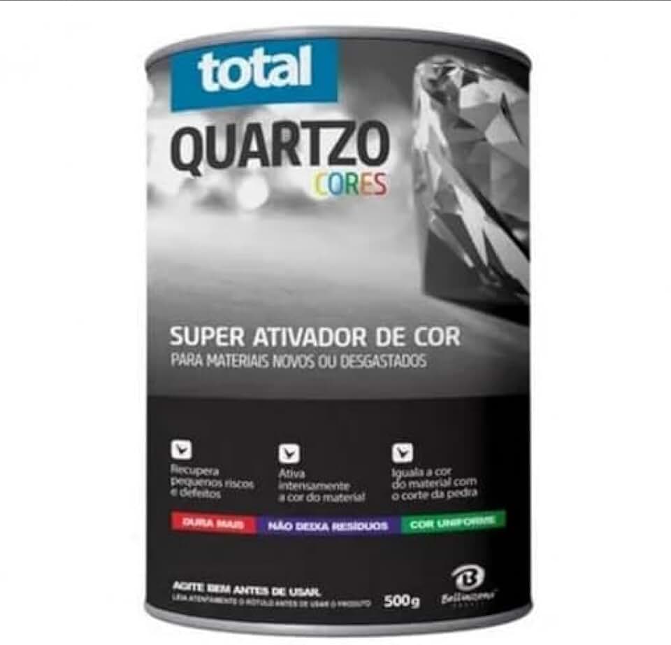 Total Quartzo Cores 500g - Bellinzoni (Preto)