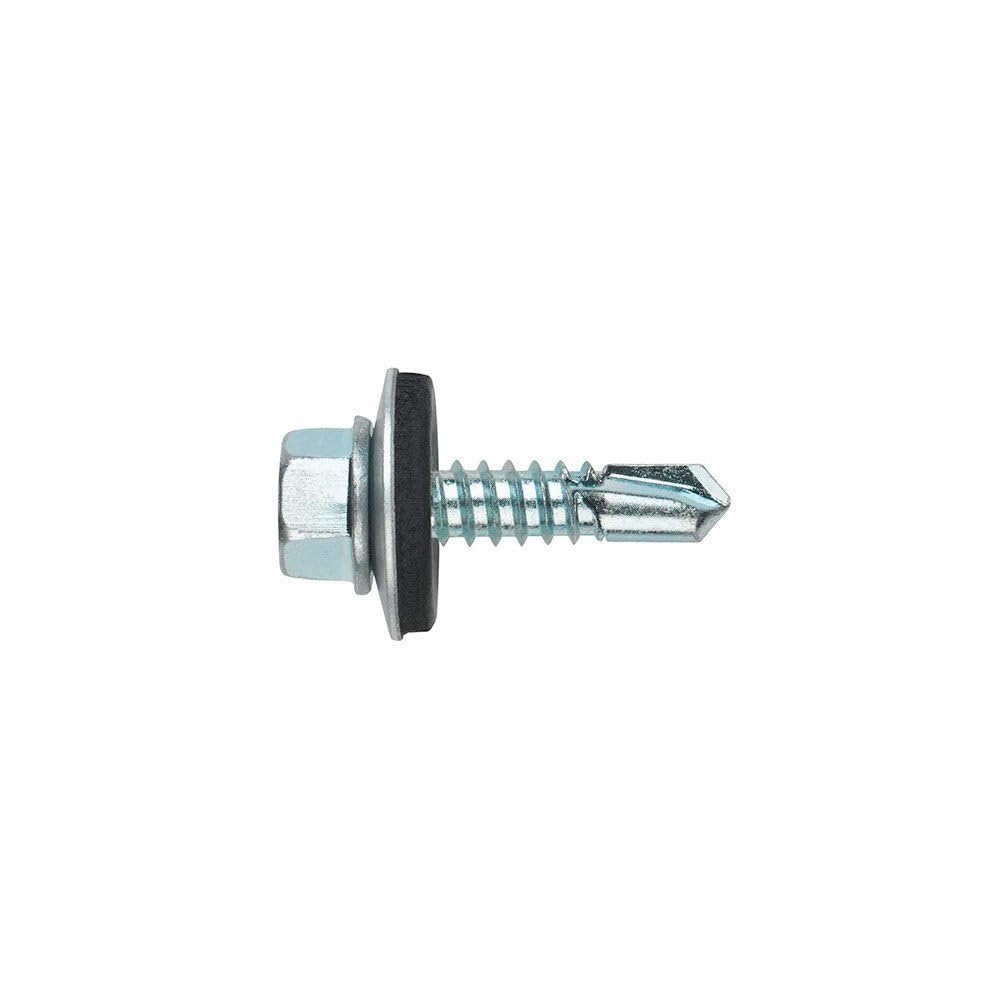 Index Fixing Systems ABE165522 [ DIN-7504-K autotaladrante de Cabeza Hexagonal Estampada. Tornillo con arandela ARVUL (5,5 x 22, Gris, 5,5 x 22 mm, P16, Set de 1000 Piezas