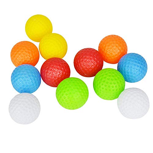 Popular Toy Kid's Golf Balls Accessories Kits Sets for Toddler 1 1/2" Inch 10 Pack 5 Colors Randomly