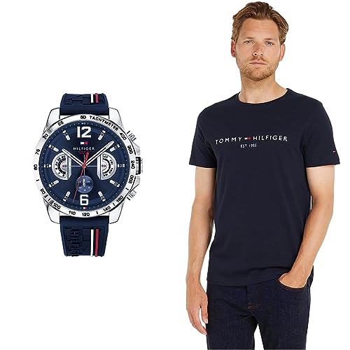 Montre Tommy Hilfiger 1791476 cadran bleu marine avec bracelet elegant
