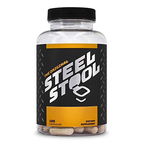 Steel Stool Fiber Supplement for Men - All-Natural Psyllium Husk Fiber Blend