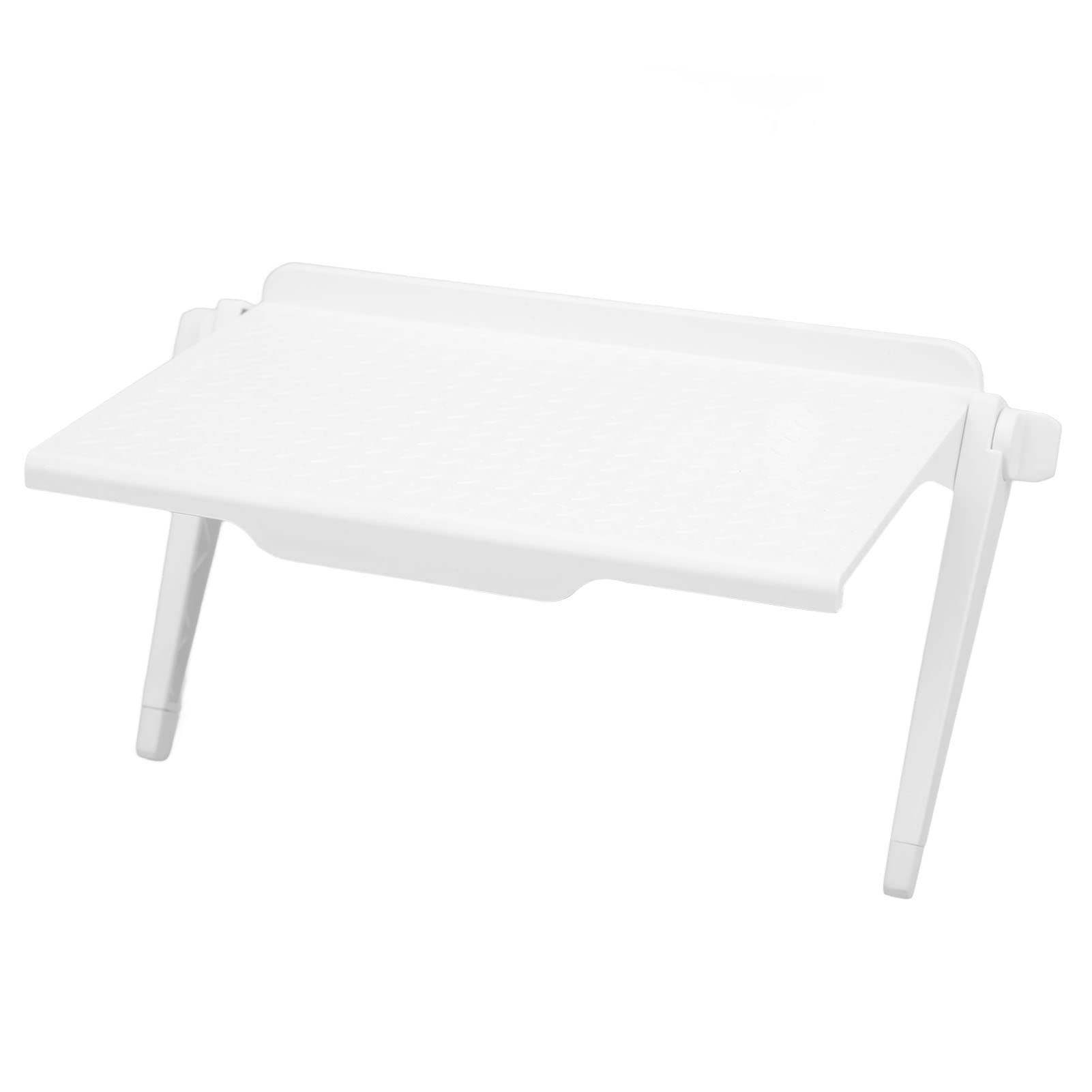 Estante para Monitor, Soporte para Monitor Elevador para Monitor de Computadora Soporte para Monitor Elevador para Computadora Portátil Soporte para Pantalla(Estante para monitor - Blanco pequeño)