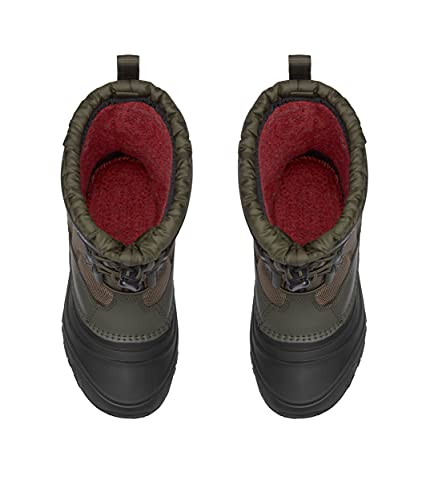 The North Face Alpenglow Iv Snow Boot, New Taupe Green/Tnf Black, 5 #TOP2