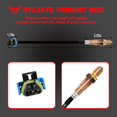 Sensor de Oxígeno Repuesto STZJAYE 4 Piezas miniatura 4