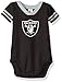 NFL Oakland Raiders Dazzle Bodysuit, 0-3 Months, Black